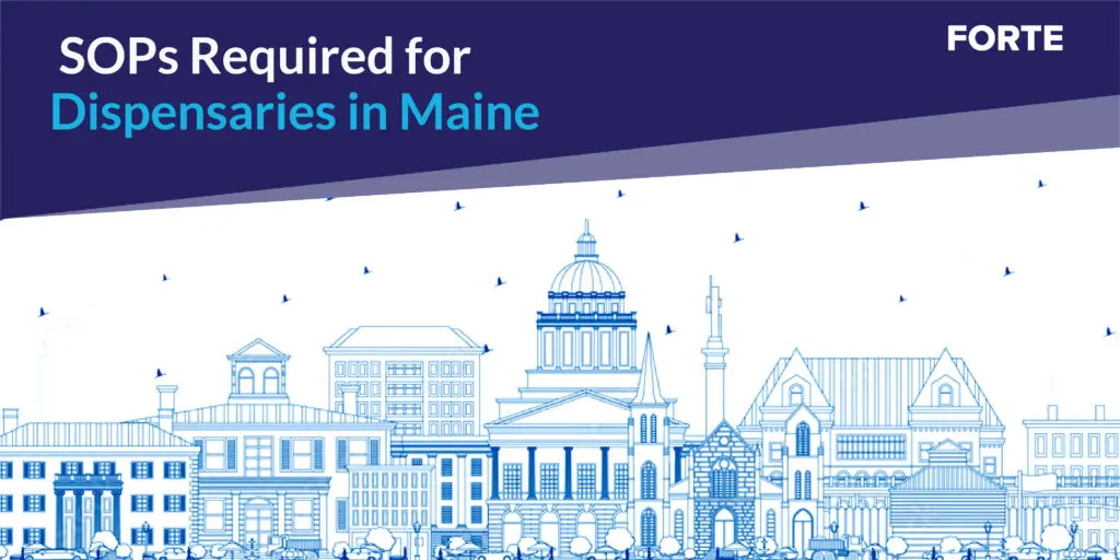 abstract outline of a maine city